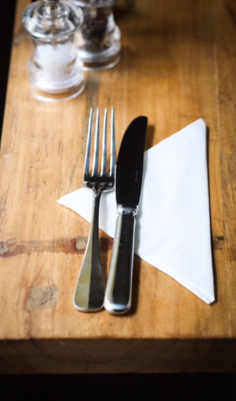 knife and fork photography 